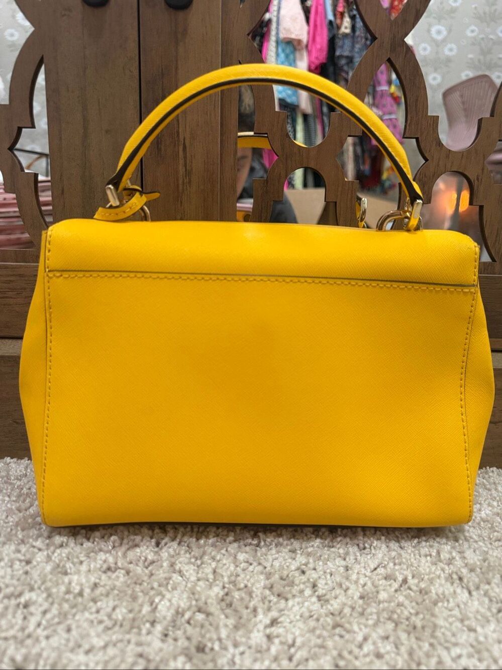 Michael Kors Ava small saffiano leather top-handle crossbody bag - Picture 2 of 10